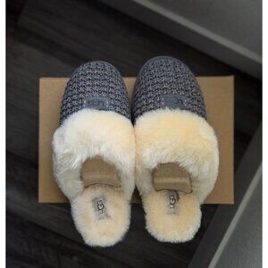 UGG Cozy Gray Mule Slipper Women's Size 9 Comfort Coquette